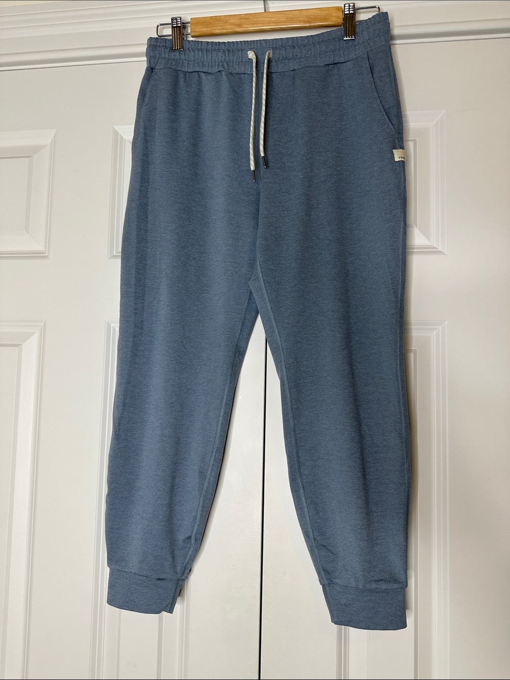 Women’s Blue Drawstring Jogger Pants - Picture 4 of 9